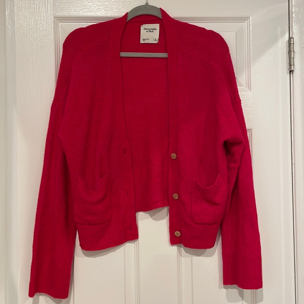 Abercrombie and Fitch hip length button up cardigan